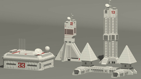sci-fi buildings