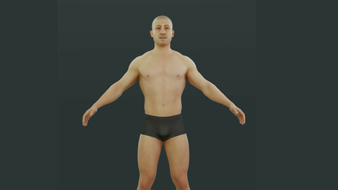 Man – 3D CHARACTER / Base mesh