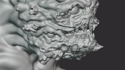 UFO dog creature highpoly