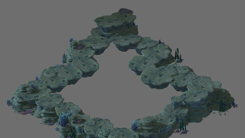 Game Model - Seabed Cliff 1