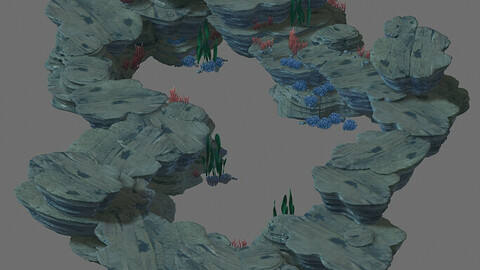 Game Model - Seabed Cliff 2