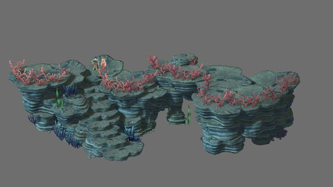 Game Model - Seabed Cliff 3