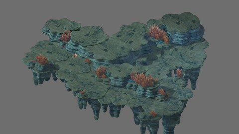 Game Model - Seabed Cliff 5