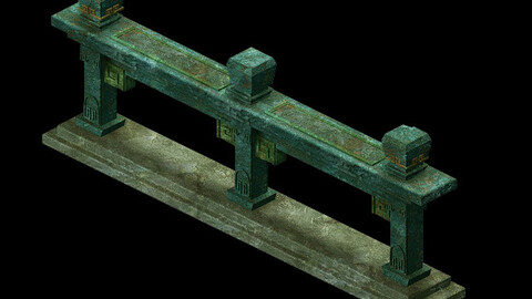 Game model - gorgeous square fence 2