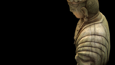 Game Model - Kasai Buddha Traces Forest statue 02