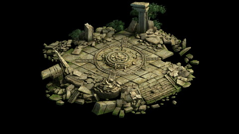 Kasai Buddha Traces forest Asura Magic array