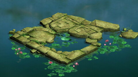 Game Model - Kasyapa Forest Water Platform