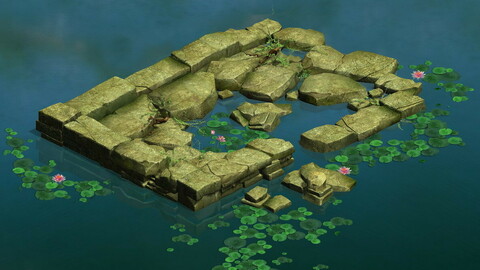 Game Model - Kasyapa Forest Water Platform 02