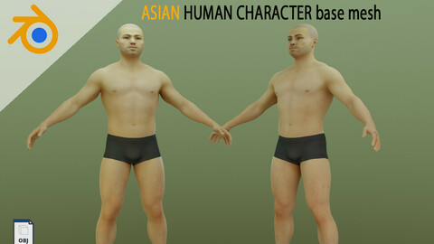 Asian Man – 3D CHARACTER