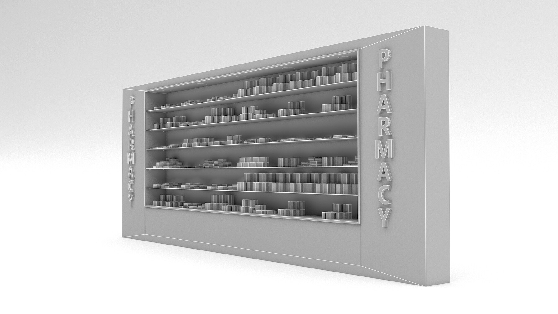 ArtStation pharmacy decorative medicine Game Assets