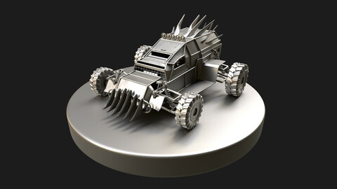 Monster Buggy, HP model. (Obj + zbrush project).