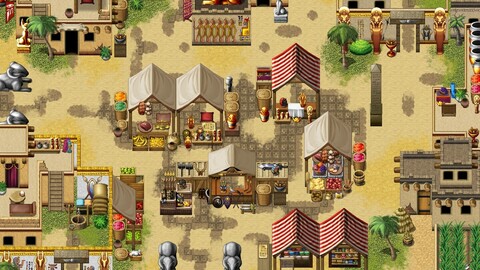 Unused dersrt city RPG MAKER MV MZ XP