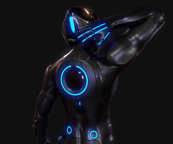 ArtStation - Rinzler and Tron - Tron: Legacy | Game Assets