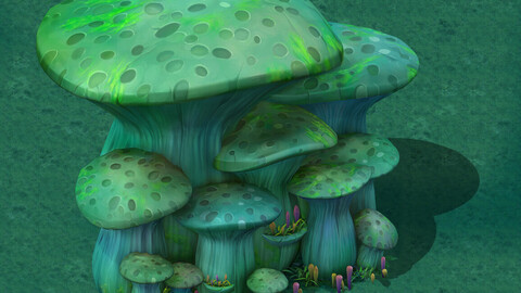 toon Edition - Ancient Nu Wa Mushroom Fossils 01