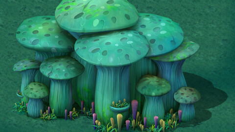 toon Edition - Ancient Nu Wa Mushroom Fossils 03