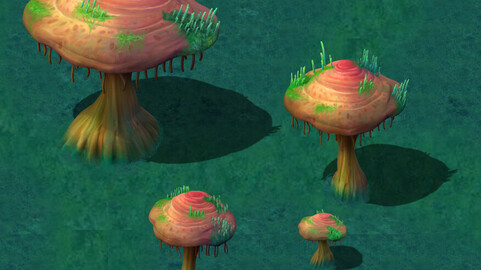Cartoon version - years of Ganoderma lucidum