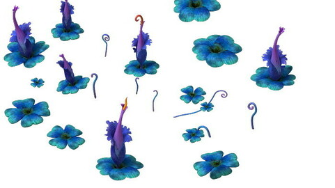 Game model - exotic flowers 6
