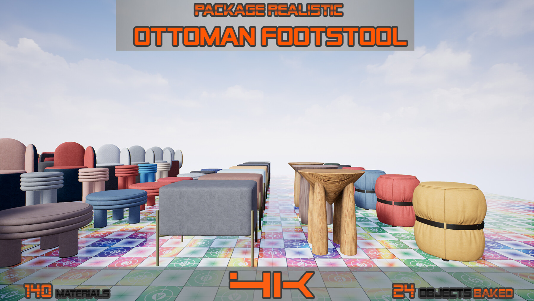 ArtStation Ottomans vol 1 UE4 Game Assets