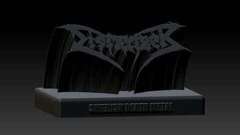 Dismember 3d logo Swedish death metal