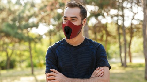 Futuristic mask Version Beta 1.2.1 - STL Digital Files - 3D Printable