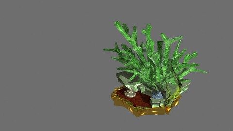 Game model - Decorations - jade coral