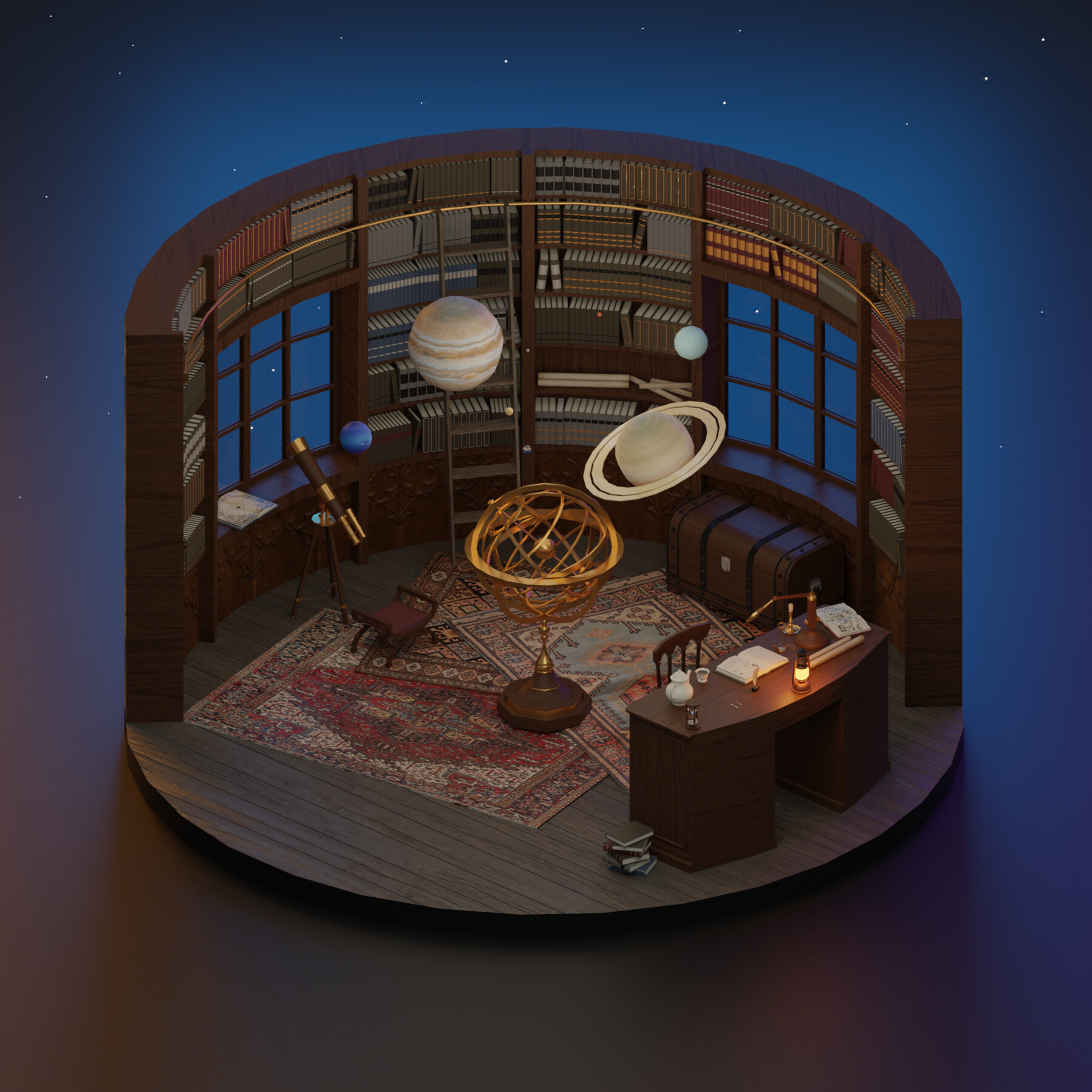 Astronomy Bedroom