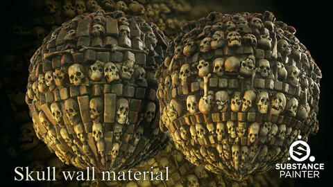 2 Skull wall material