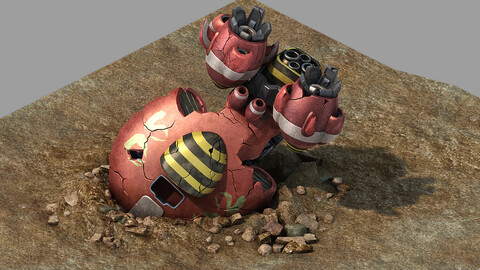 Iron Stitch - Damaged Spacecraft 03