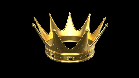 Gold Crown 3D Model