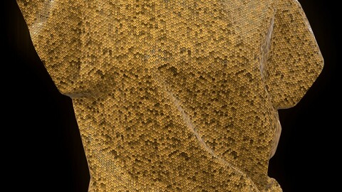 Gold Fabric Material