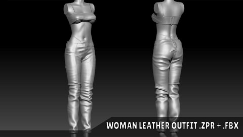 Woman Leather Outfit