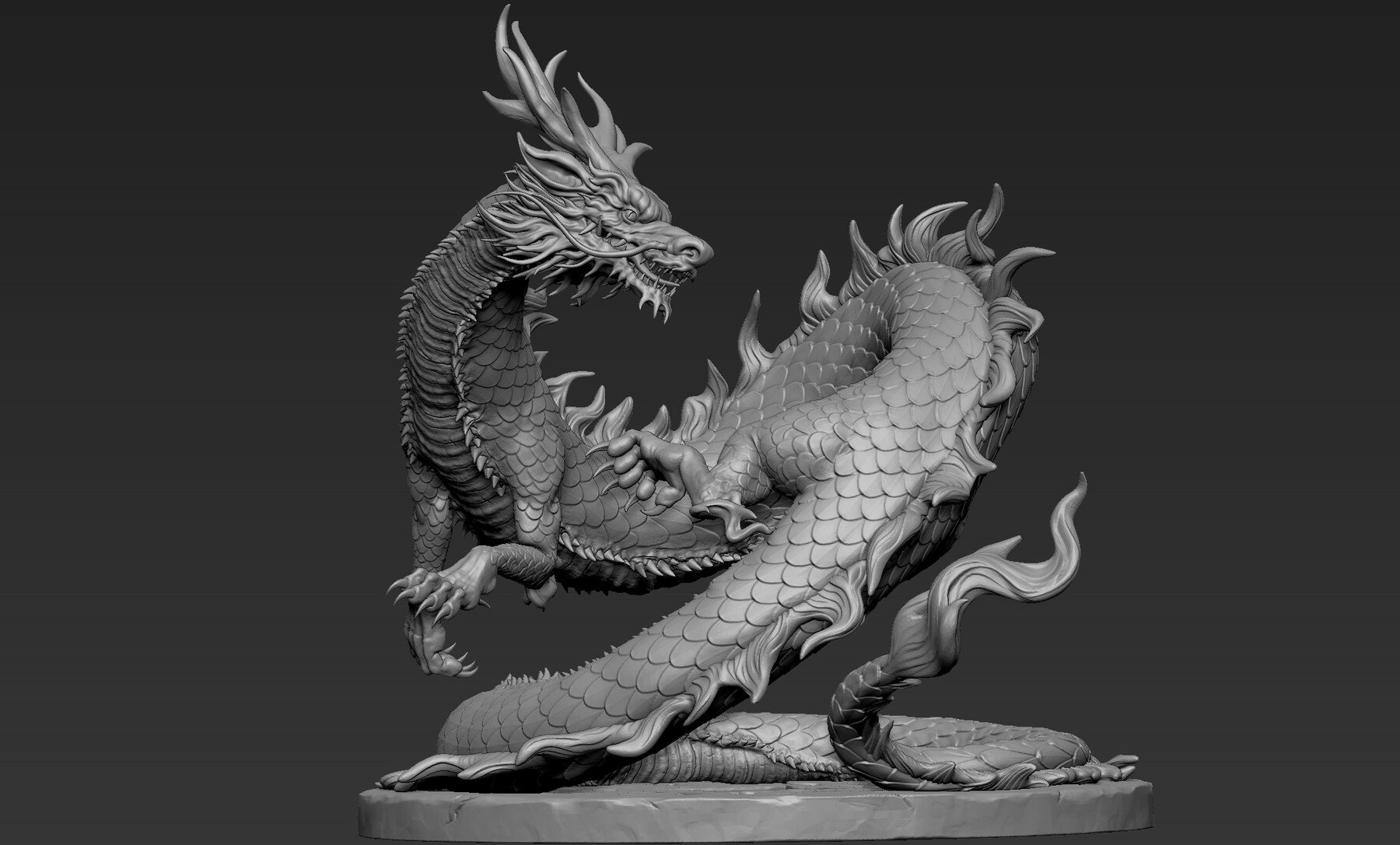 ArtStation - Asian Dragon Sculpt | Resources