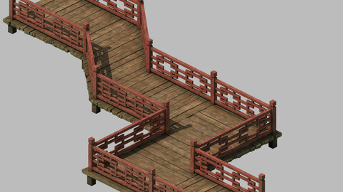 Building - nine - wooden bridge 23