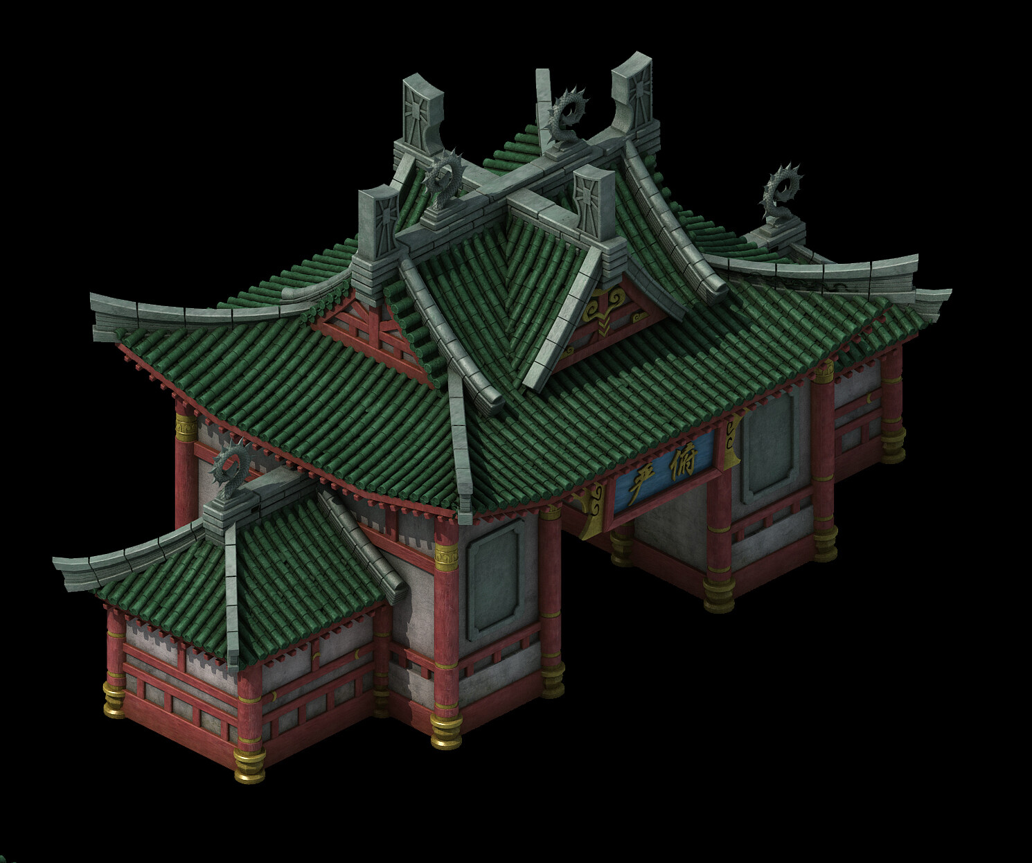 Artstation - Building - Yanfu - Residential 01 