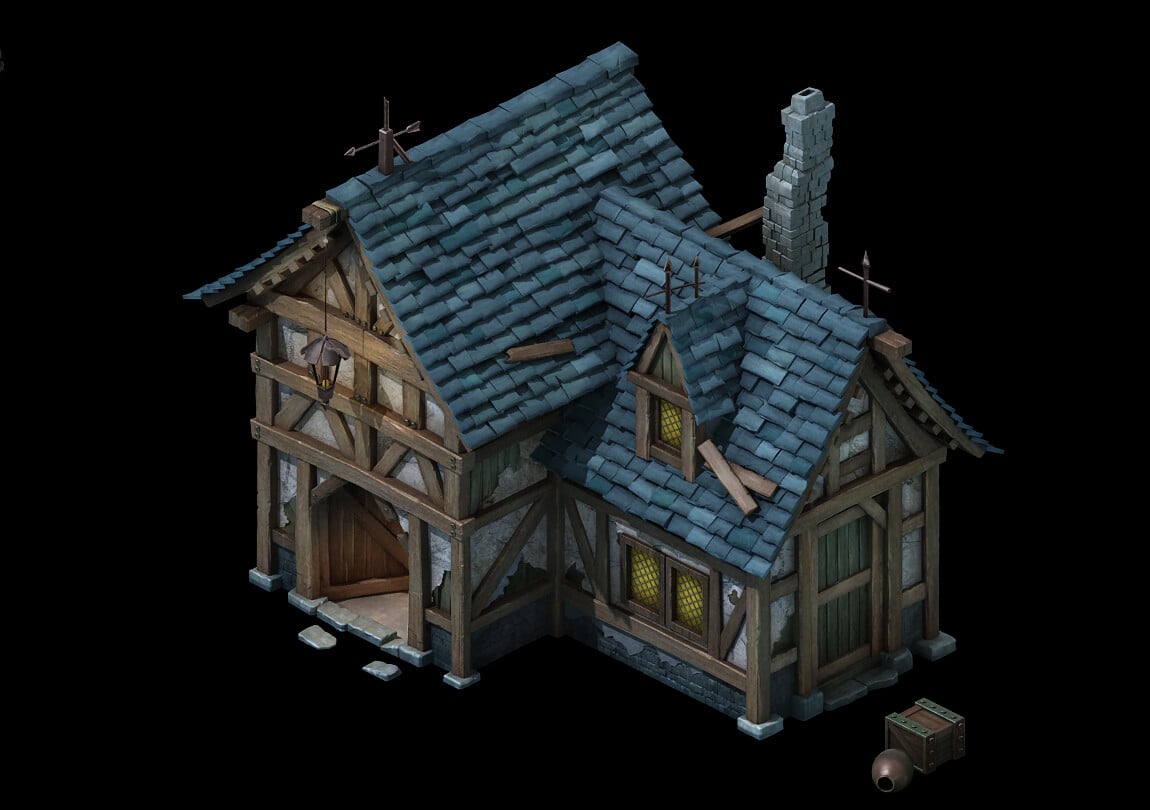 ArtStation - Vampire - Spear House | Game Assets