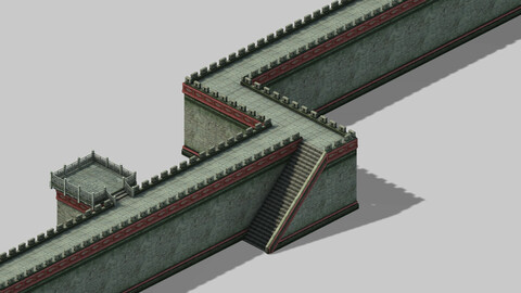 The main city of war - the walls