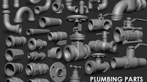 Plumbing Parts IMM Brush Pack (35 in One)