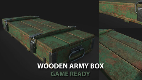 Wooden Army Box