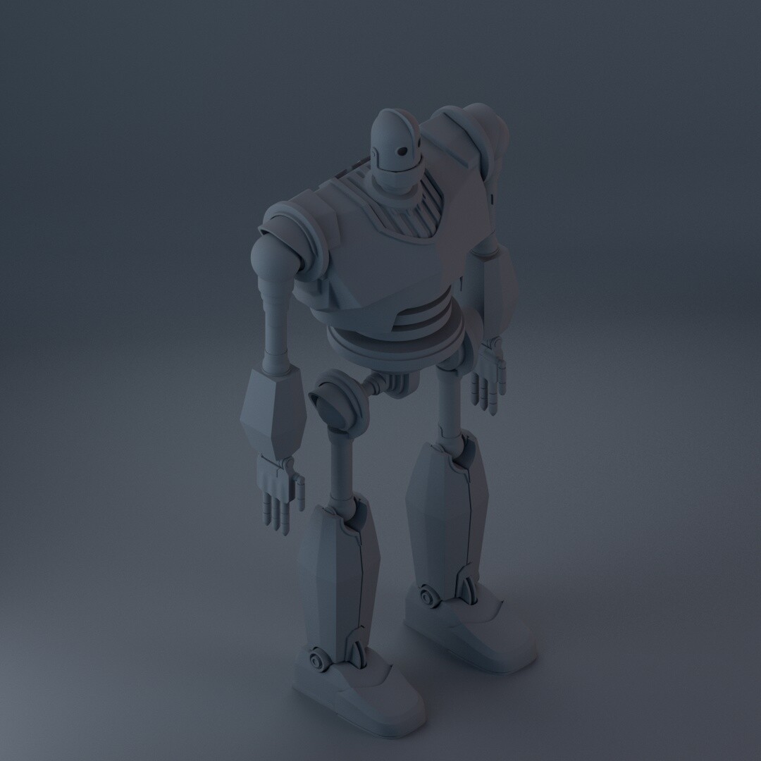 ArtStation Iron Giant 3d model Resources