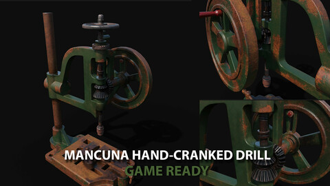 Typical Mancuna Hand-Cranked Drill