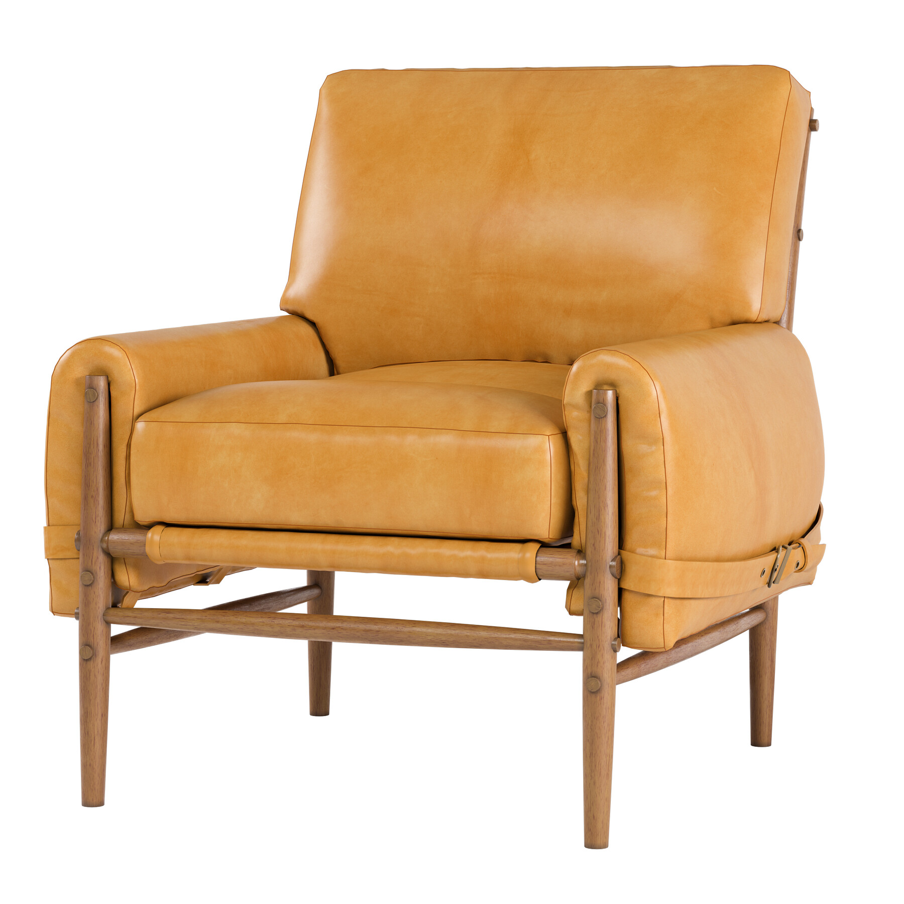 anthropologie rhys leather chair