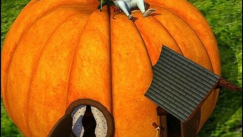 Roses Garden: Pumpkin House