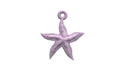 Starfish dotted 3D print model