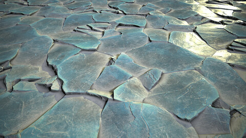 Shattered Ice Material