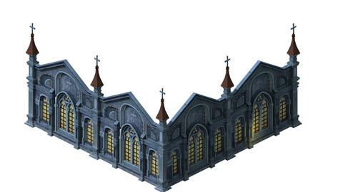 Church Hospital - Church Wall 01