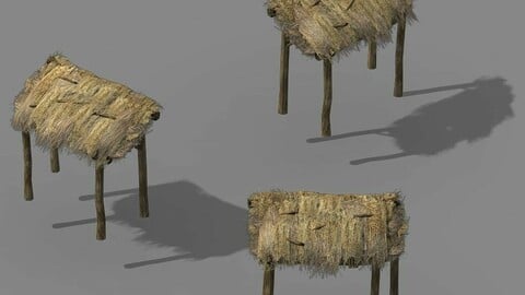 Fairy Mountains - straw bales 01