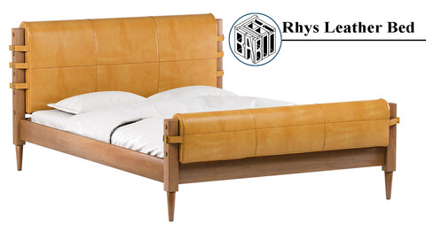 Rhys Leather Bed
