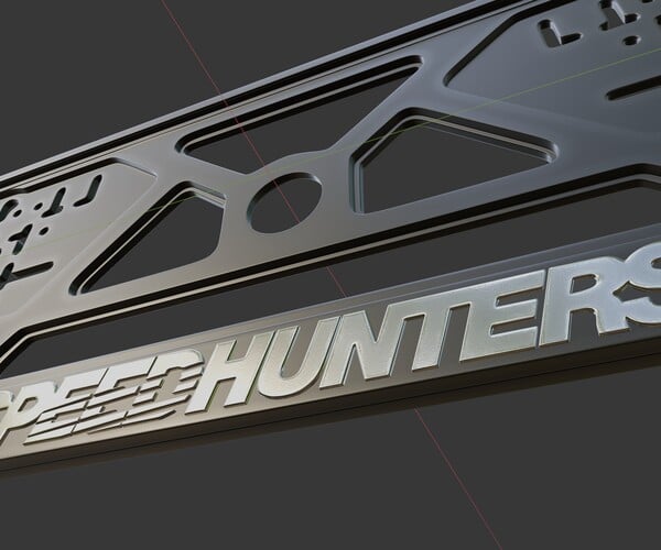 speedhunters plate frame