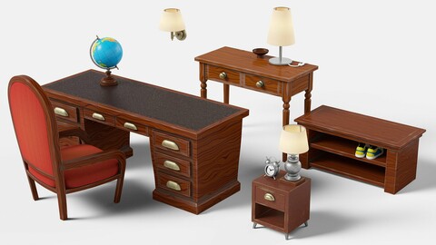 Stylized furniture set