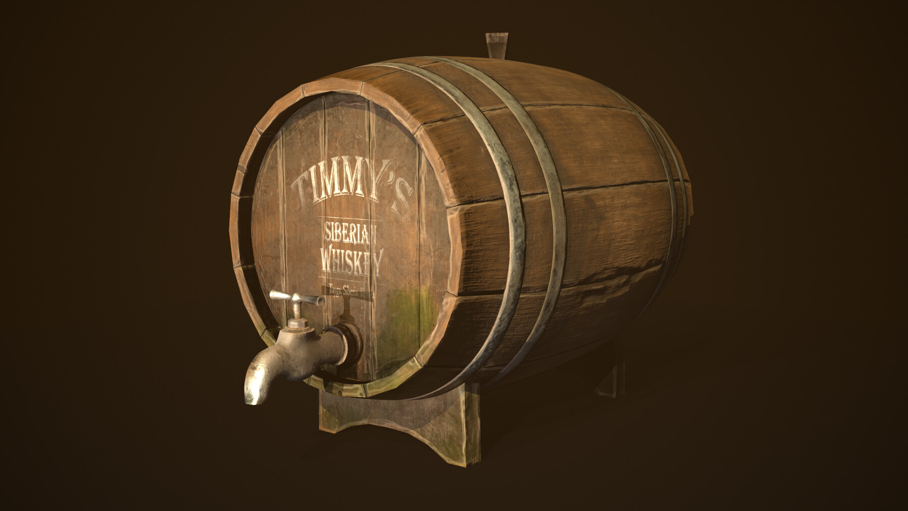 ArtStation Whiskey / Beer Barrel Game Assets